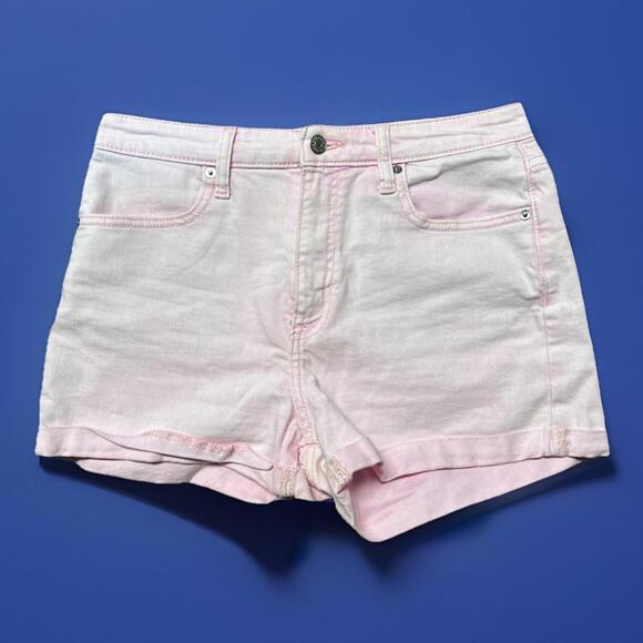Wild Fable‎ Womens Size 4 / 27 R Cotton Cuffed High Rise Pink Shorts 30x3 - Picture 1 of 6